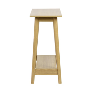Console scandinave effet frêne. 1 étagère
