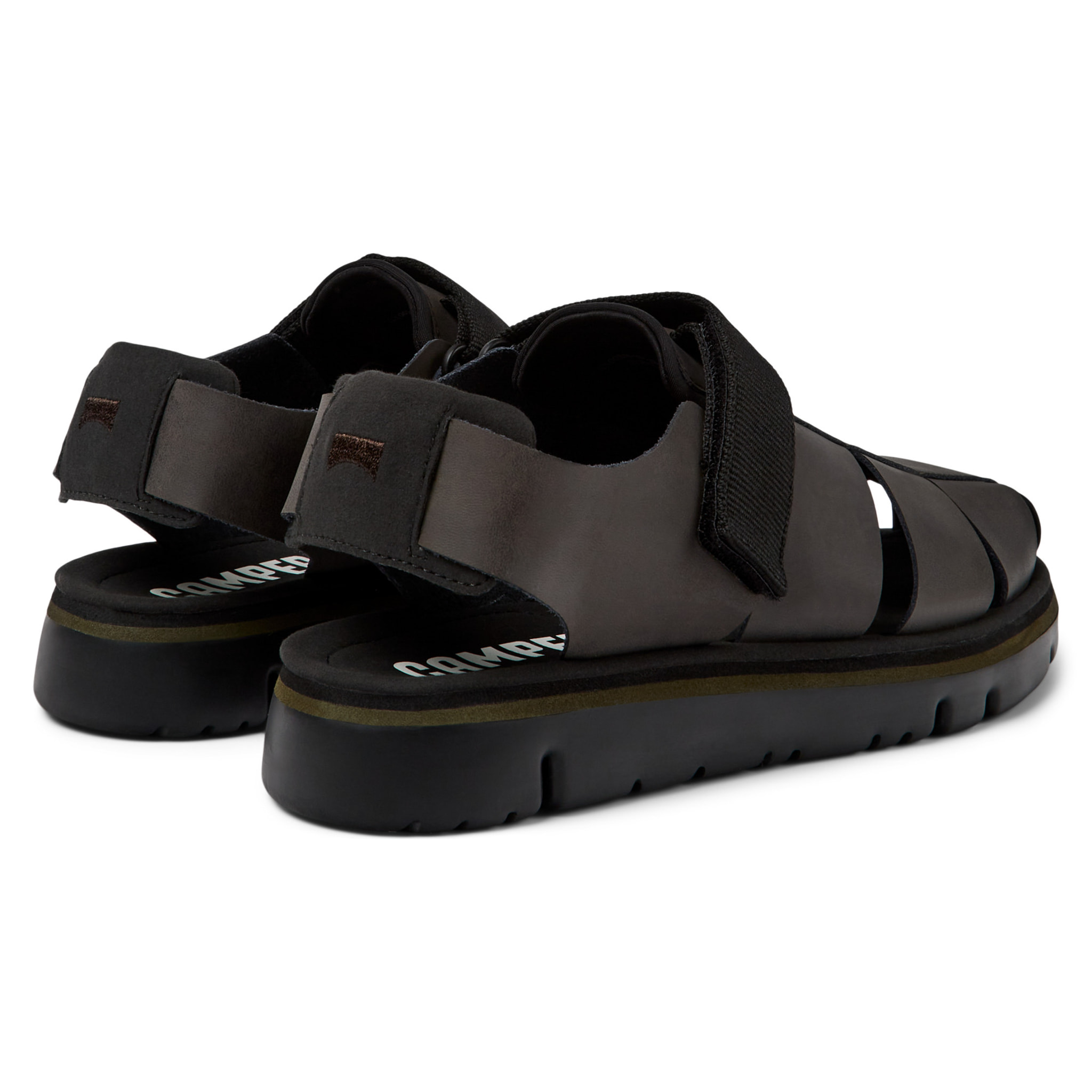 Sandalias - CAMPER Oruga - Marron - Cuero liso