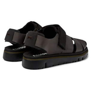 Sandalias - CAMPER Oruga - Marron - Cuero liso