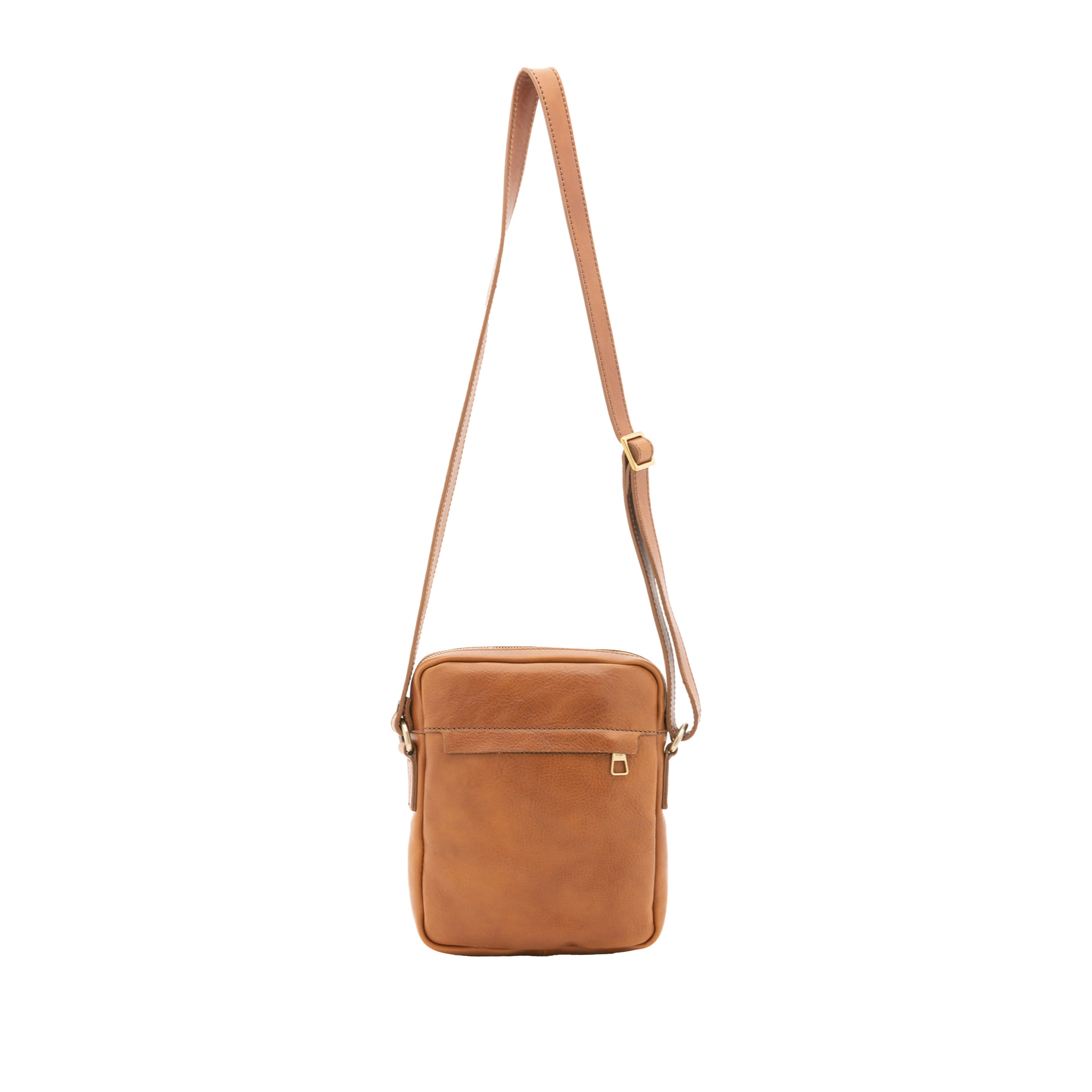 Borsa a tracolla  da uomo In Vera pelle Made in Italy 24x20x4 cm