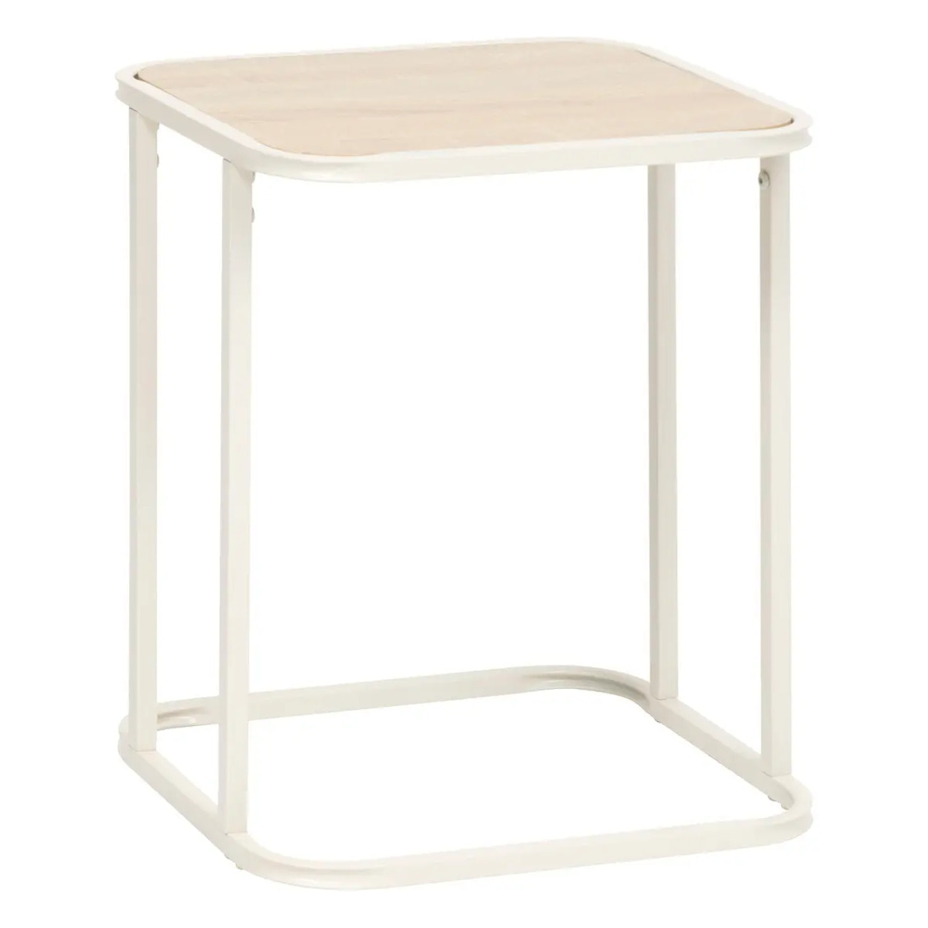 Lot de 2 tables gigognes Curvy bois clair