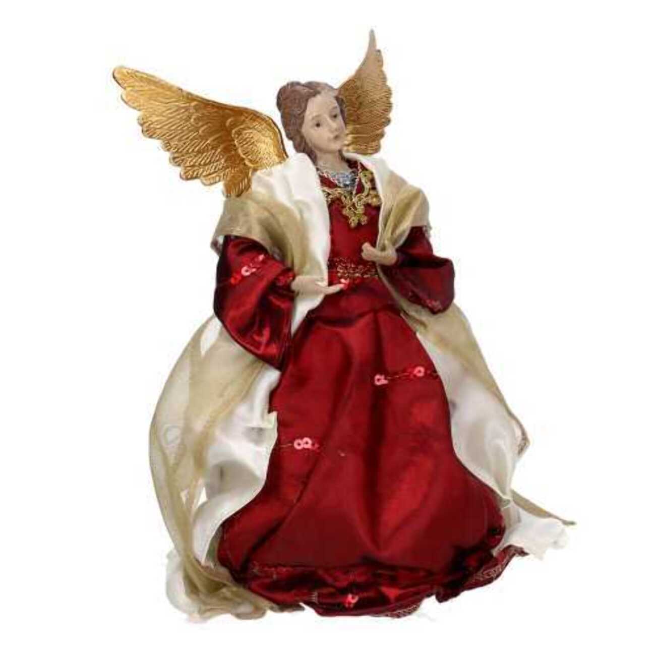 Angelo in tessuto rosso cmh24