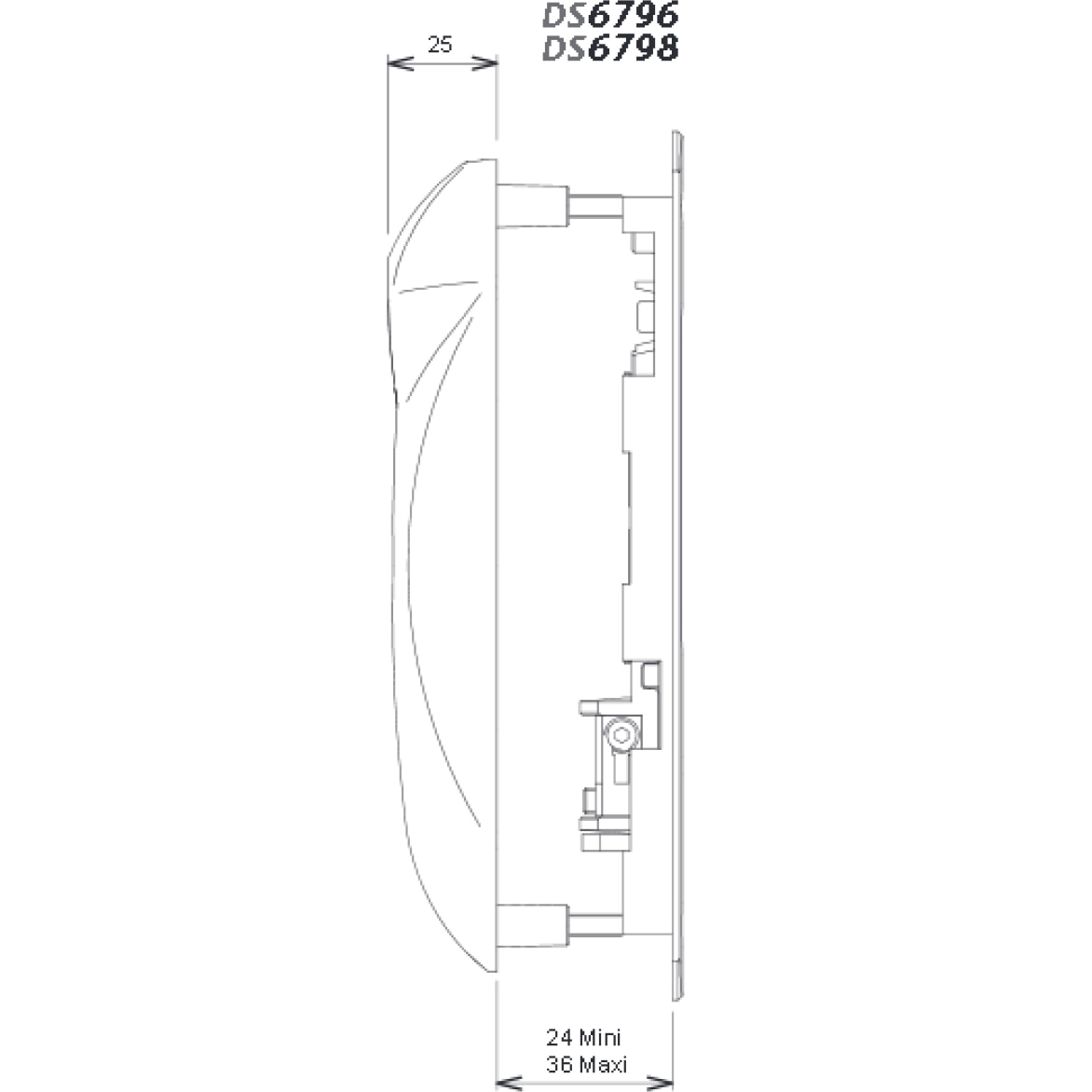 Coquille double Silène 6798 LA CROISÉE DS - Blanc - DS6798-036