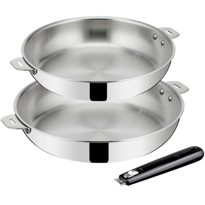Batterie de cuisine LAGOSTINA Esperta triply 2 pcs + poignee