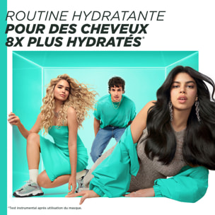 Garnier Fructis Hair Routine 3 produits Food Aloe Vera Shampooing 350ml Soin démêlant 350ml et Masque 320ml