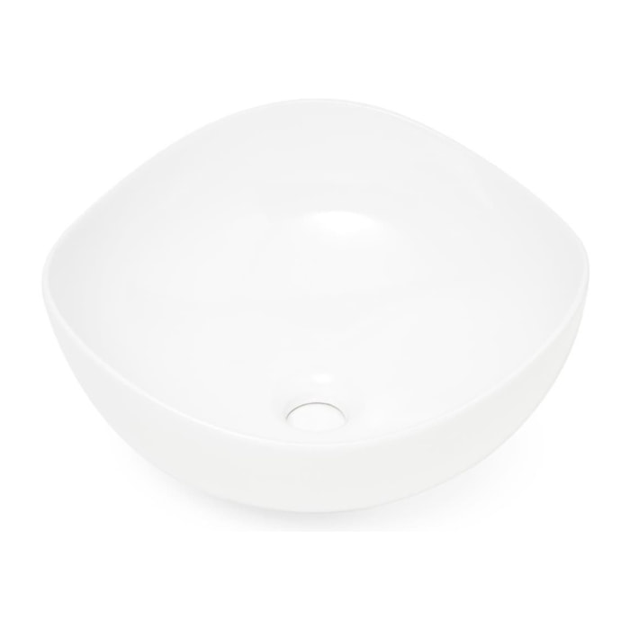 Vasque design Satum Feel 38x38 cm sans trou pour robinet (SATUMFEEL383838)