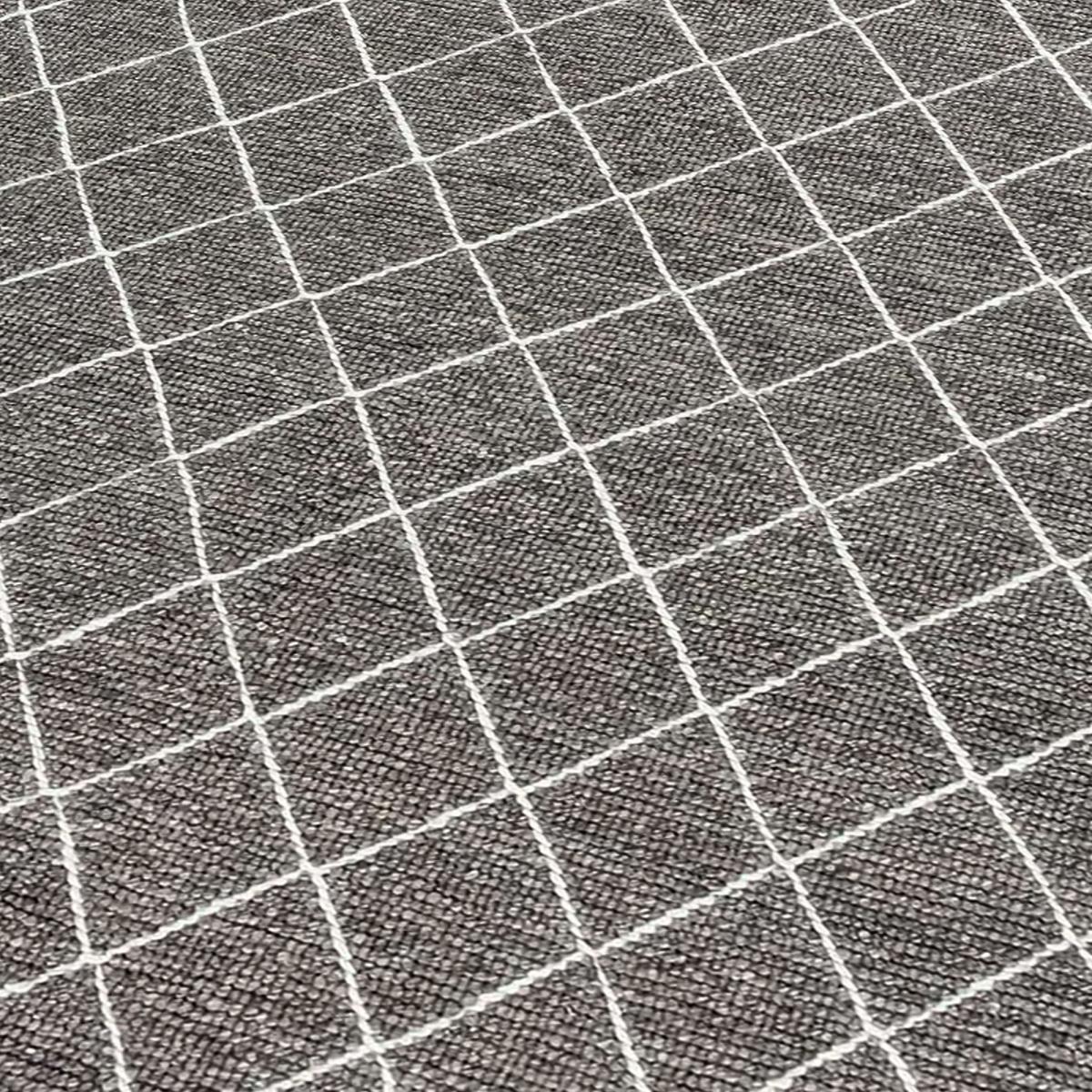 Tapis salon et chambre fait main en laine motif scandinave ULDE