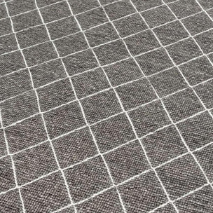 Tapis salon et chambre fait main en laine motif scandinave ULDE