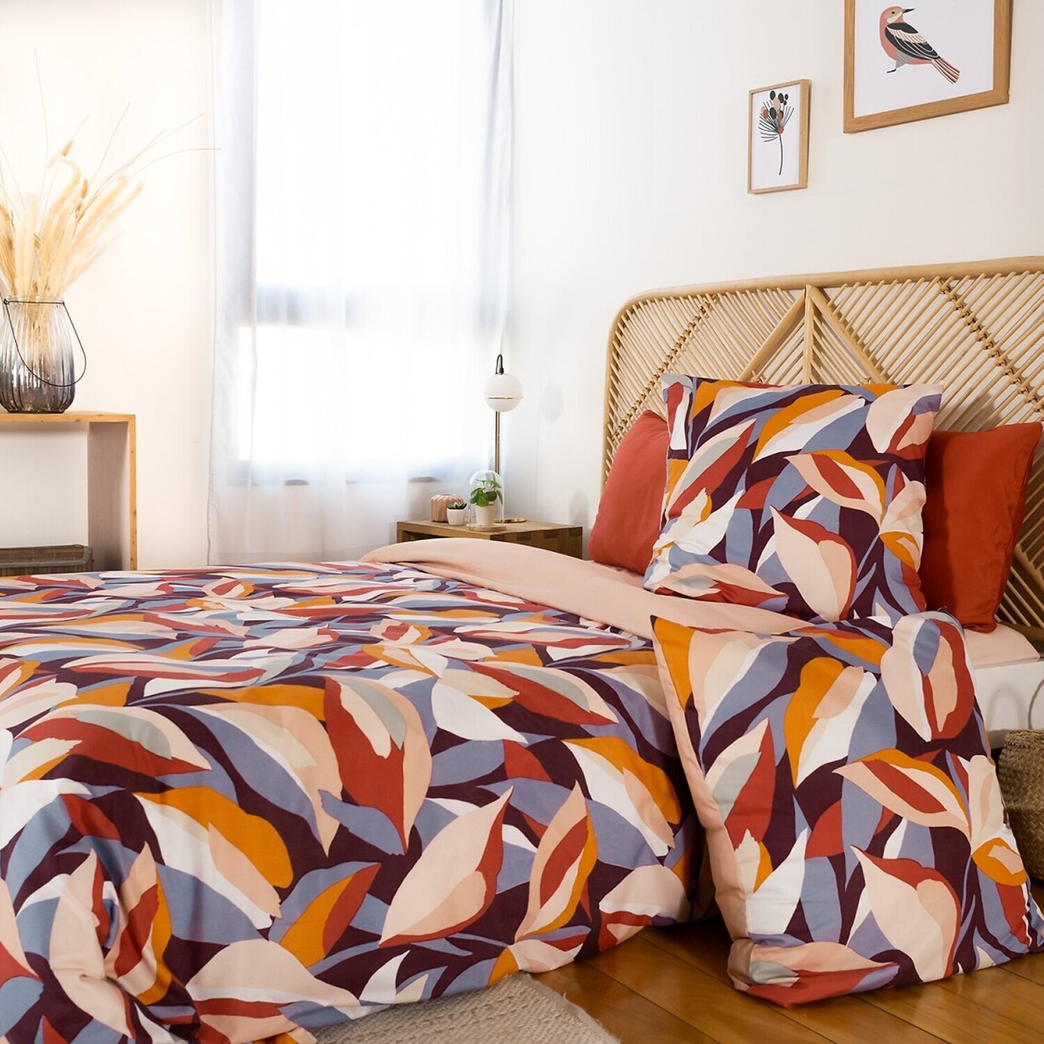 Parure housse de couette 3pcs 100% microfibre 72gsm exuberance