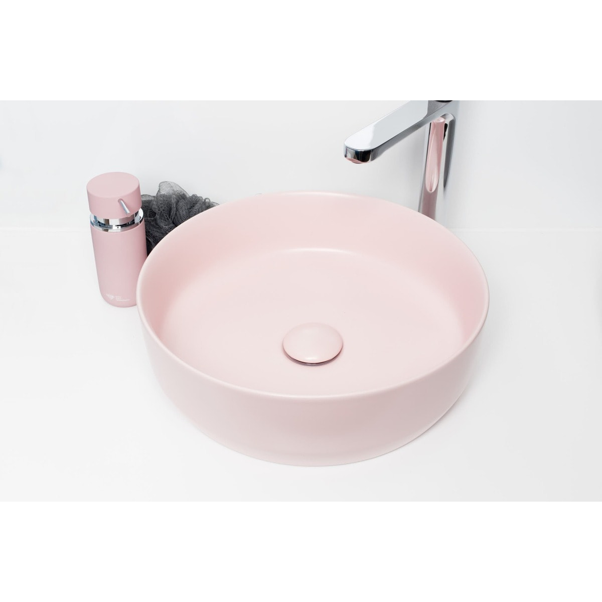 Infinitio Distributeur de savon liquide, Rose mat (SATDINFI99RU)