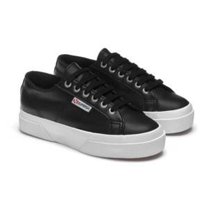 Superga - Zapatos de mujer Mujer Negro - 2740 PLATFORM NAPPA