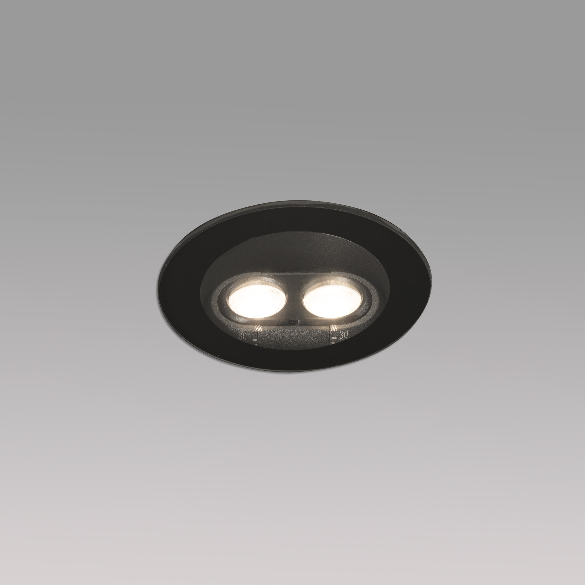 TRAS LED Lampe encastrable orientable noire