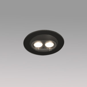 TRAS LED Lampe encastrable orientable noire