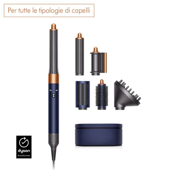 Styler Dyson Airwrap™ Complete Long Volumise (Blu di Prussia/Rame) | Ricondizionato