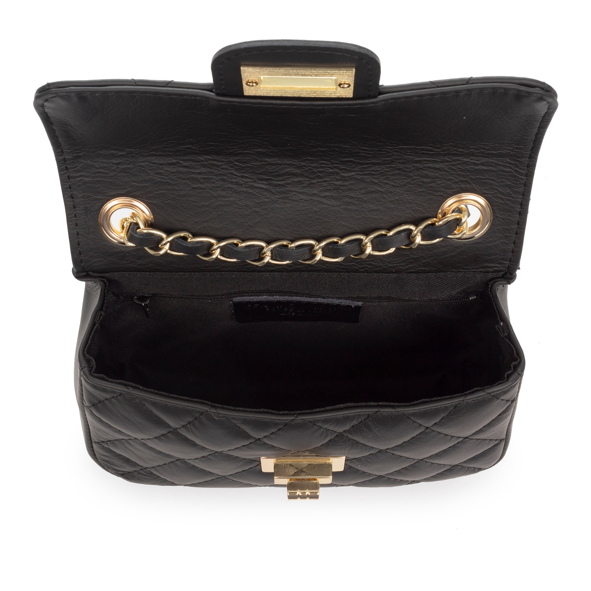 Arcola bolso bandolera mujer. Piel auténtica acabado Sauvage acolchado.