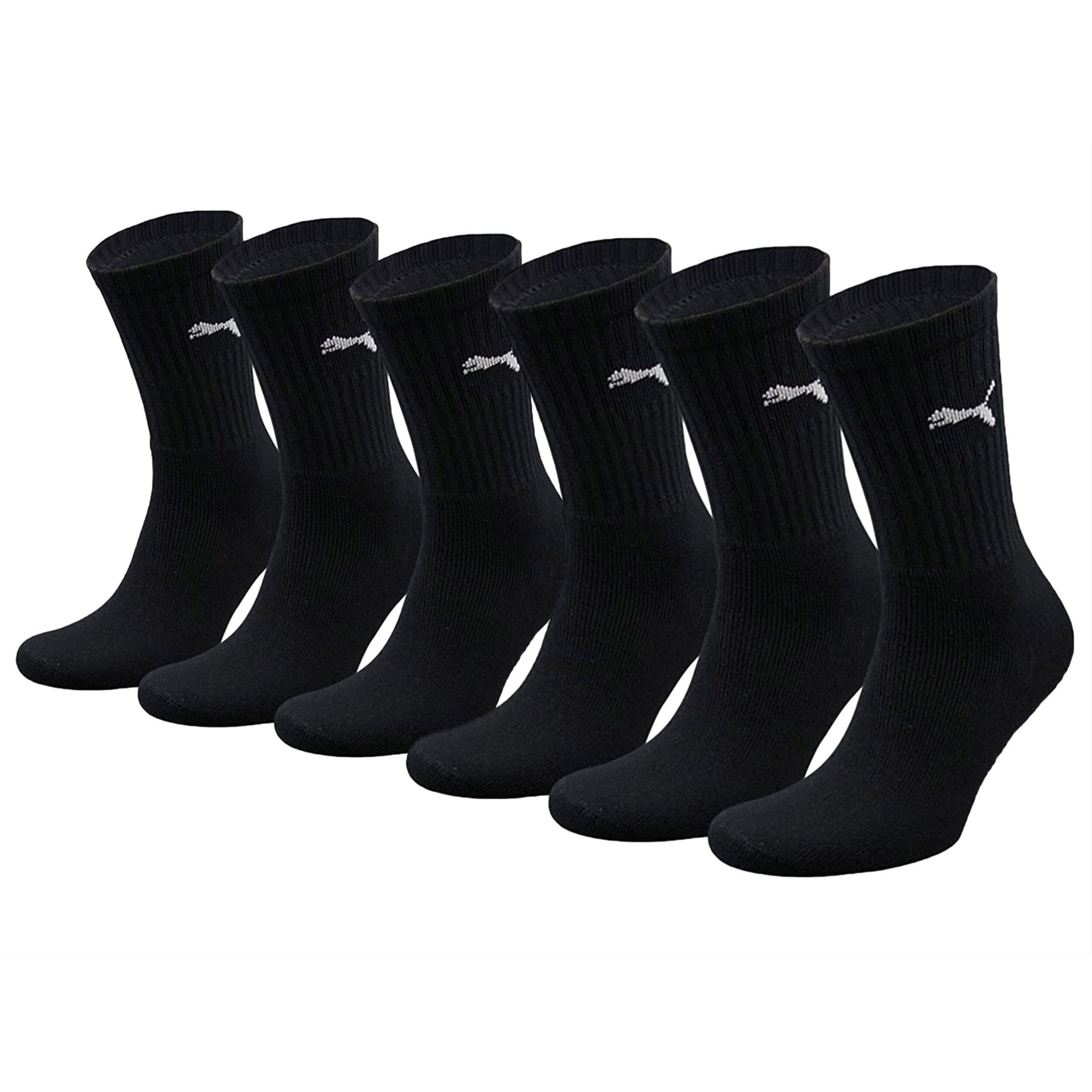 Calzini Puma Crew Sock 6 Pairs Nero