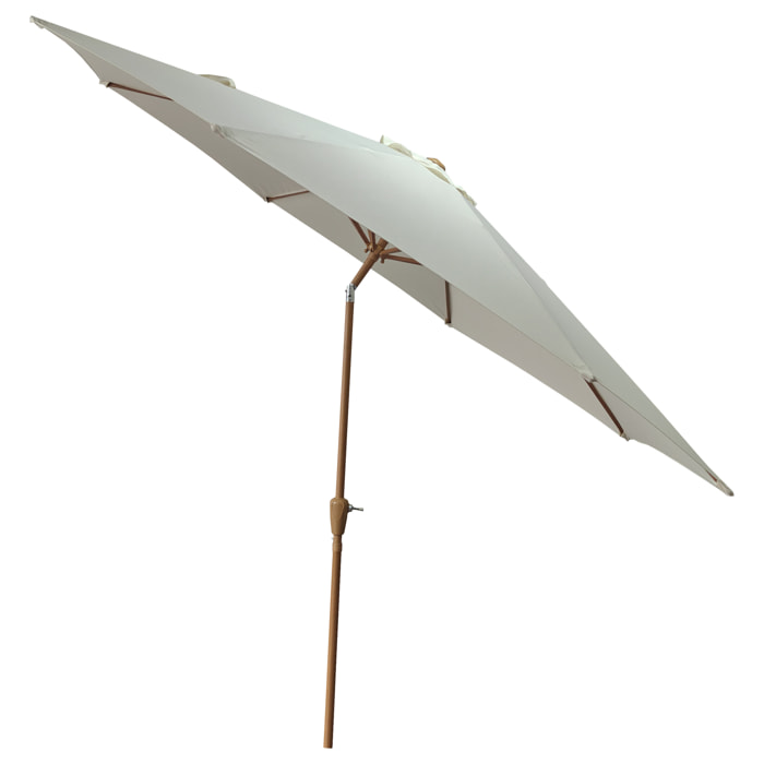 Parasol droit HAPUNA rond -