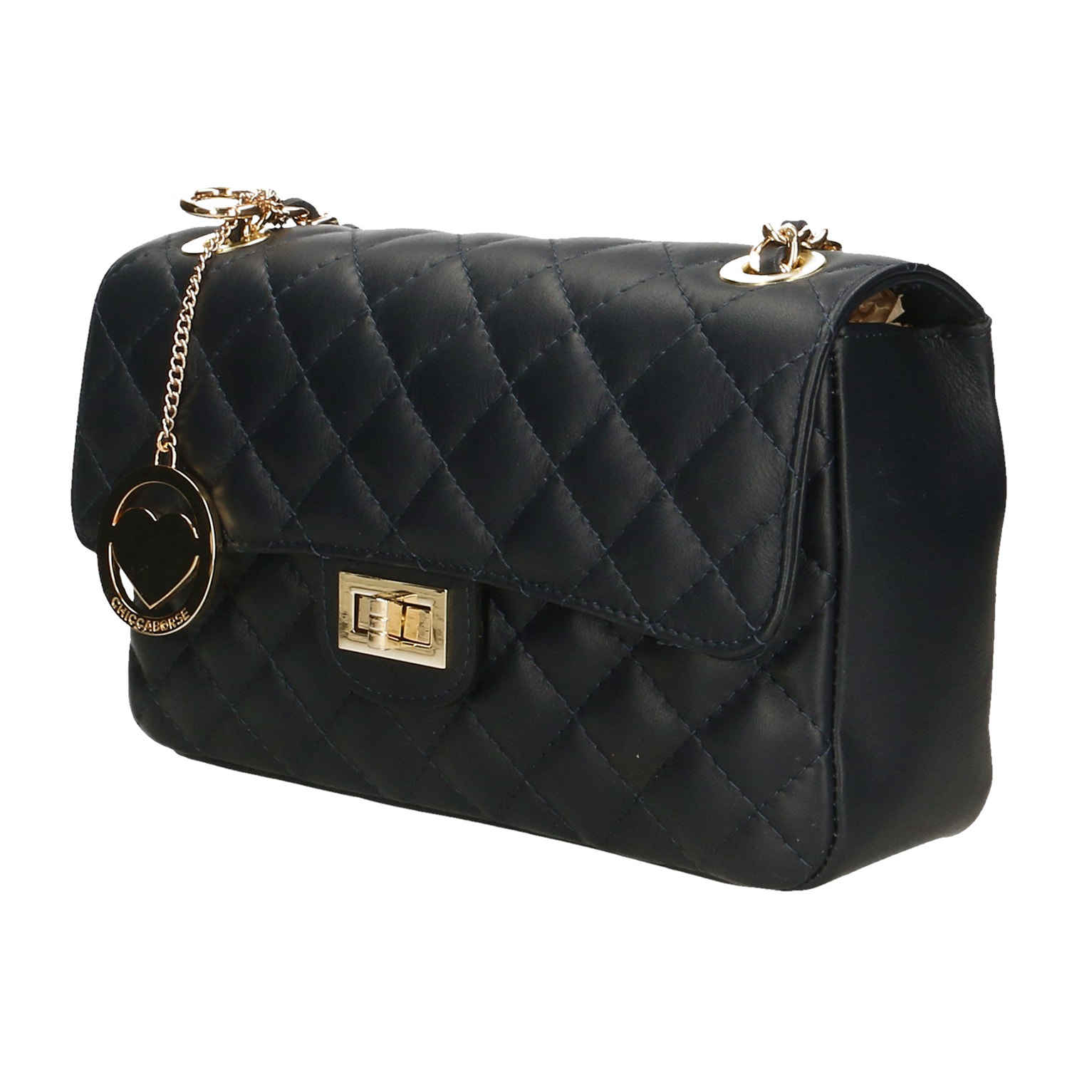 Chicca Borse Borsa a Spalla Blu