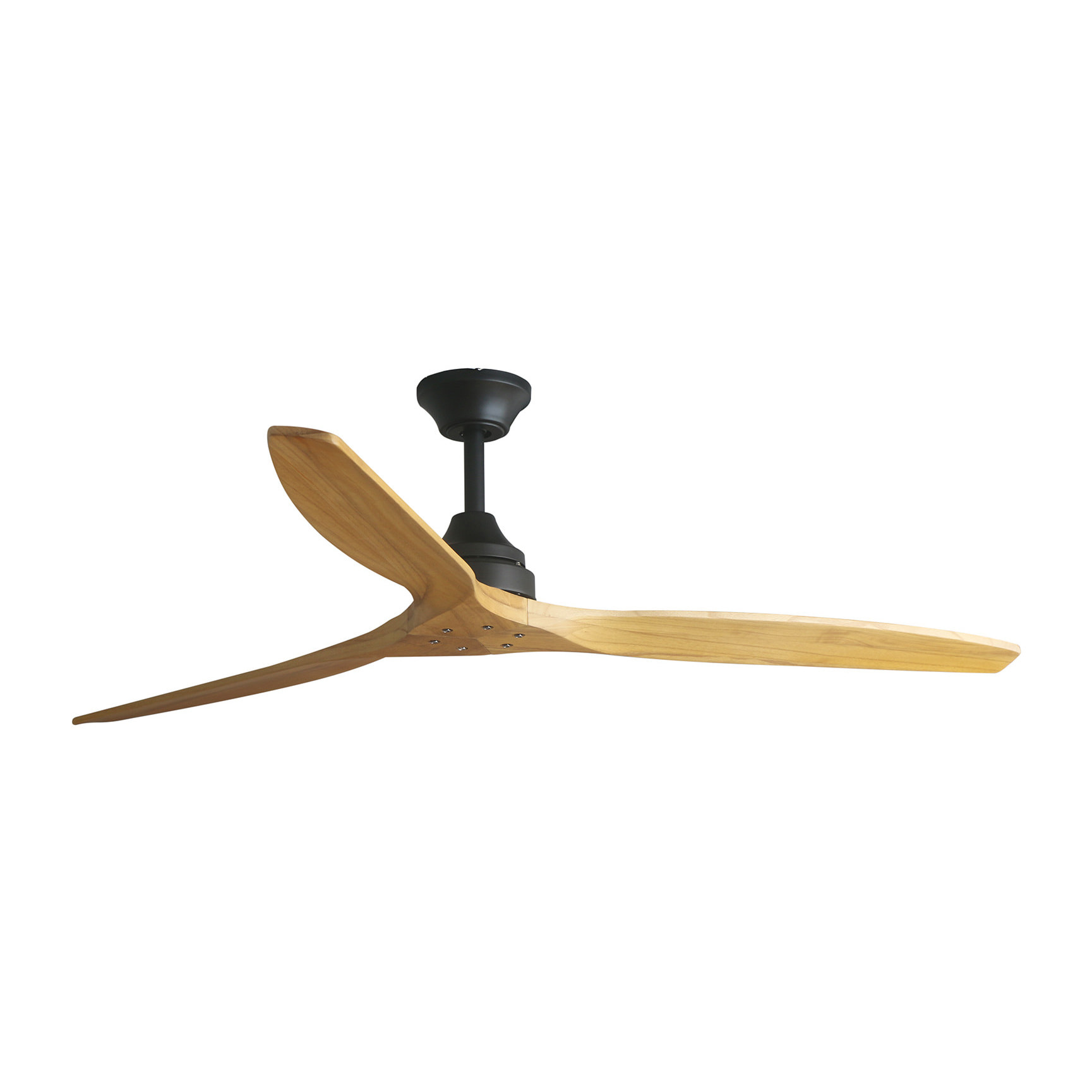 ALO L Ventilador de techo negro/madera