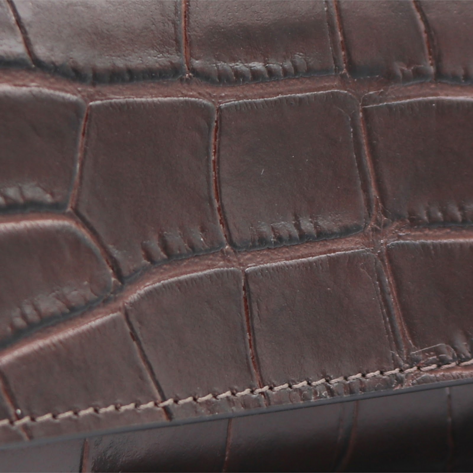 Cartera Cheval Firenze Cosmo Croc Marrón Oscuro