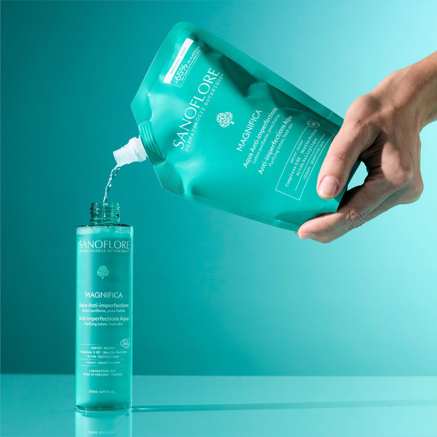 Aqua Magnifica - Eau de Soin Purifiante Eco-Recharge 400 ml
