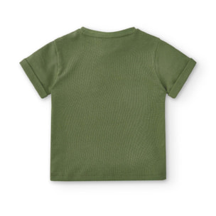 Camiseta de niño kaki