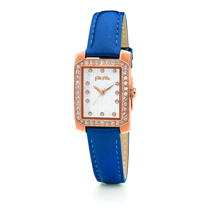 Reloj Folli Follie WF13B053SSA Mujer Analogico Cuarzo con Correa de Cuero