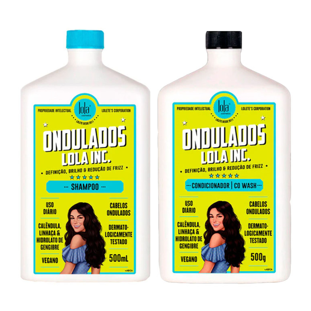 LOLA Kit Ondulados Lola Inc Shampoo 500ml + Condicionador 500g