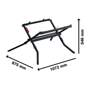 Support de travail pour scie sur table PRO GTA700 - BOSCH - 0601B22900