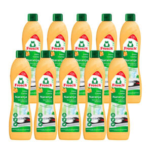 Pack 10x Vitrocerámica naranja Frosch 500 ml