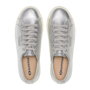 Scarpe da donna Superga Grigio 2740 Platform Pearl Leather