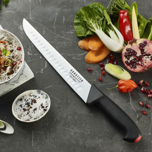 Pro Tech  - Couteau de boucher avec alvéole 25cm