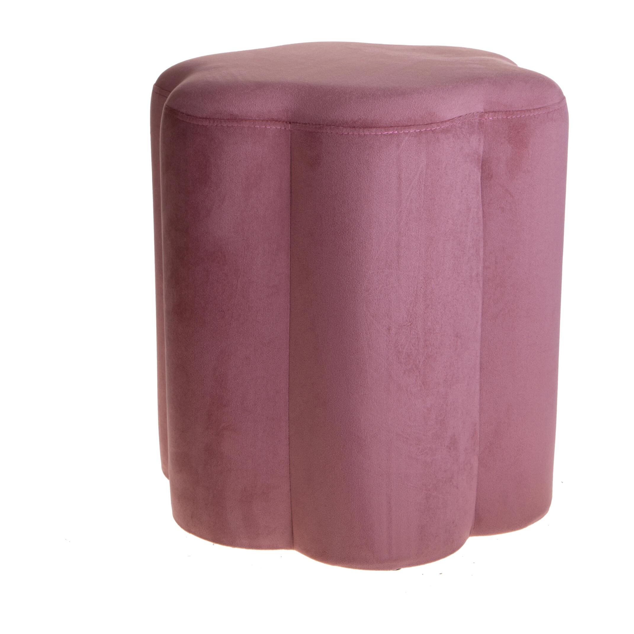 Pouf velvet - 35xH39x38cm - Pezzi 1 - Bianchi Dino SpA