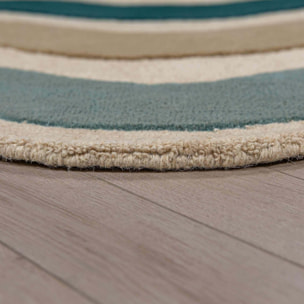 Tapis de couloir en laine festonné CASCADE