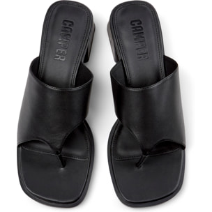 Sandalias - CAMPER Kora Sandal - Negro - Cuero liso