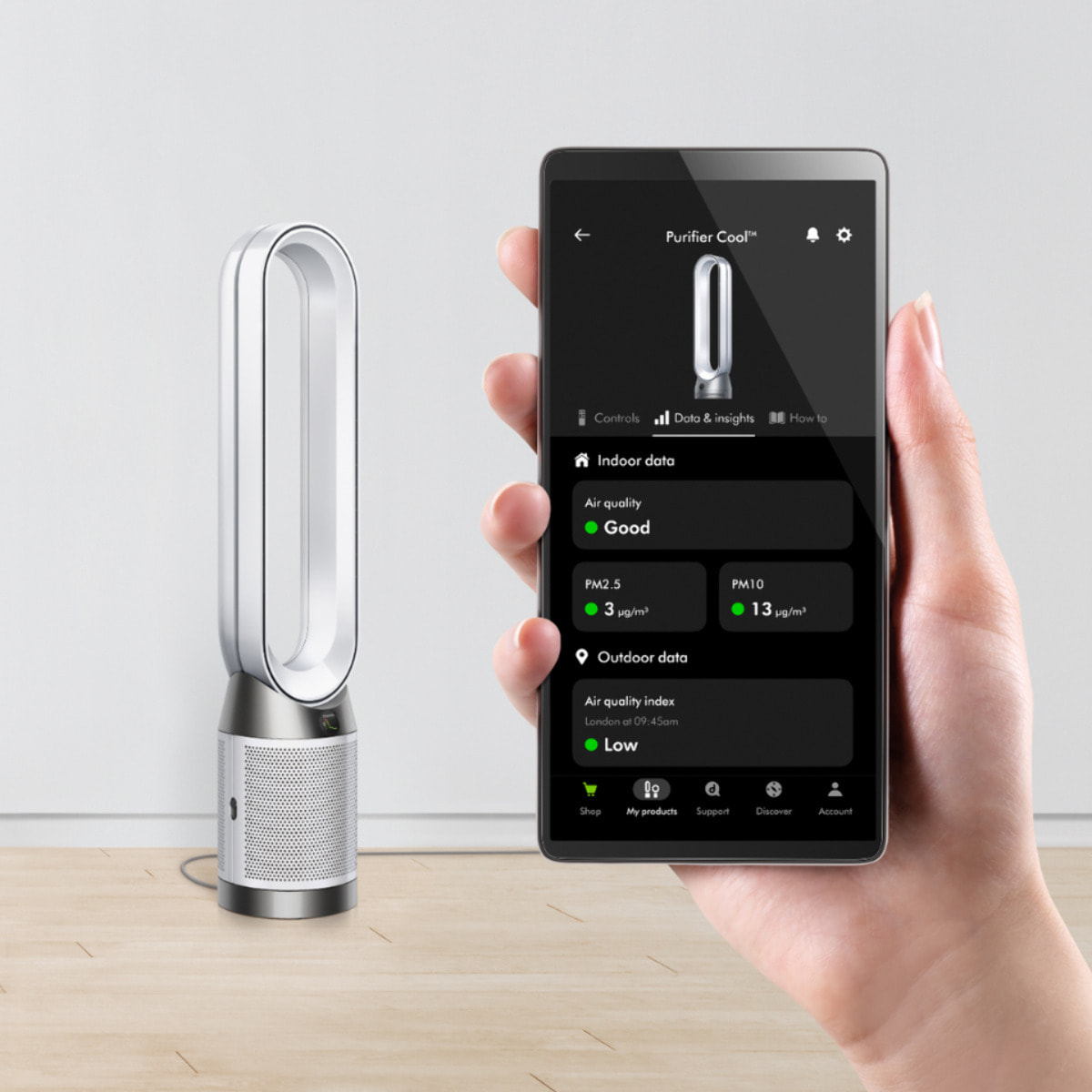 Purificateur ventilateur Dyson Purifier Cool PC1 (Blanc) - Reconditionné