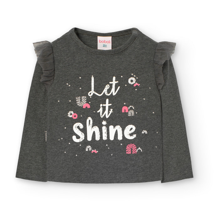 Camiseta punto de bebé niña -BCI