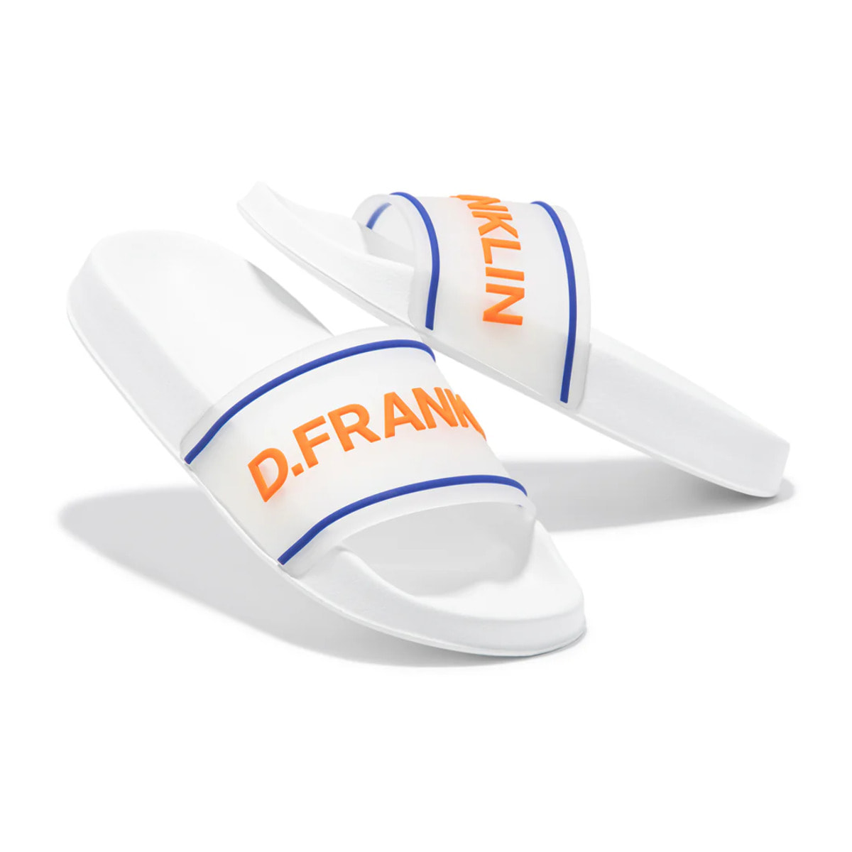 Chanclas Hombre Pala Venice Blanco / Naranja D.Franklin