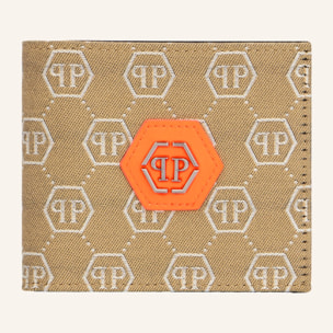 PHILIPP PLEIN French Wallet Jacquard Monogram