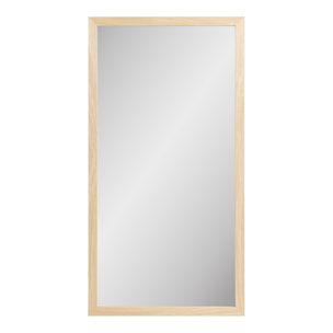 Specchio da parete Scottsdale con cornice in legno naturale 45x75 cm