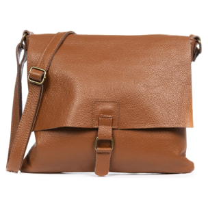 Abbadia Bolso Satchel Mujer.Piel auténtica Dollaro