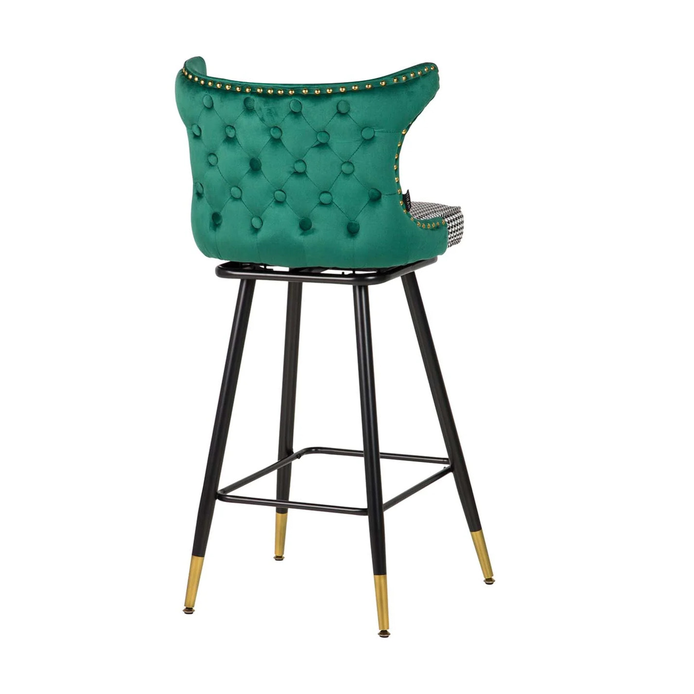 Taburete Bar Velvet Verde Clinton 46x53x105 Cm