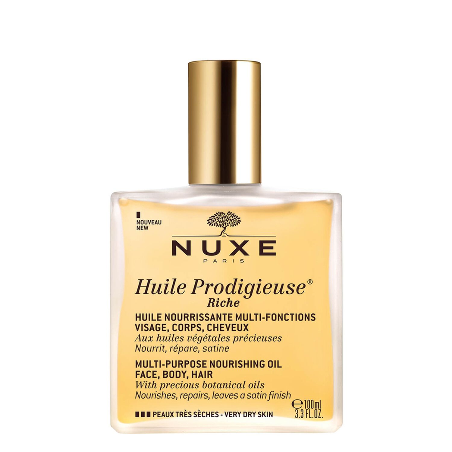 Huile Prodigieuse Riche Huile Sèche Multi-Fonctions Visage, Corps, Cheveux - Huile Prodigieuse® Riche 100 ml