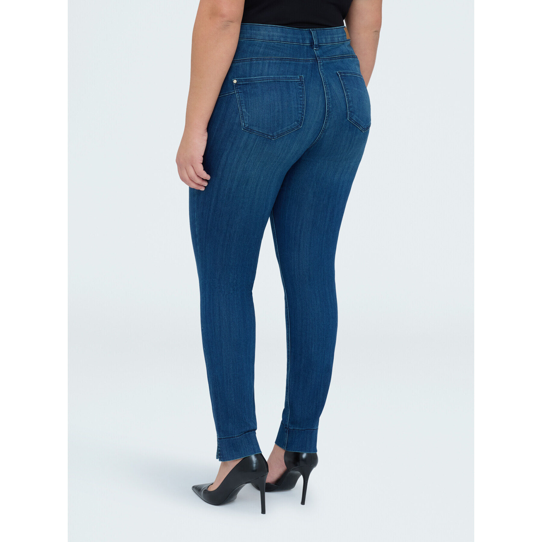 Fiorella Rubino - Jeans Skinny lavado azul efecto washed - Azul