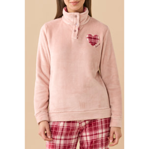 Pigiama donna coral articolo cuore. Noidinotte