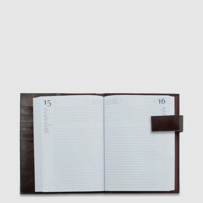 Piquadro Agenda giornaliera in pelle