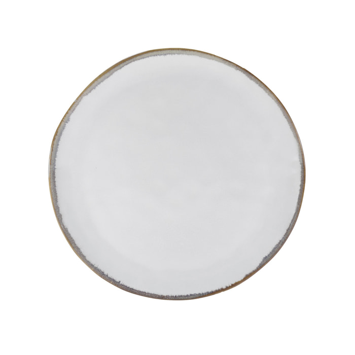 Nori Nacre - Plato de postre 20 cm (Jugo de 6)