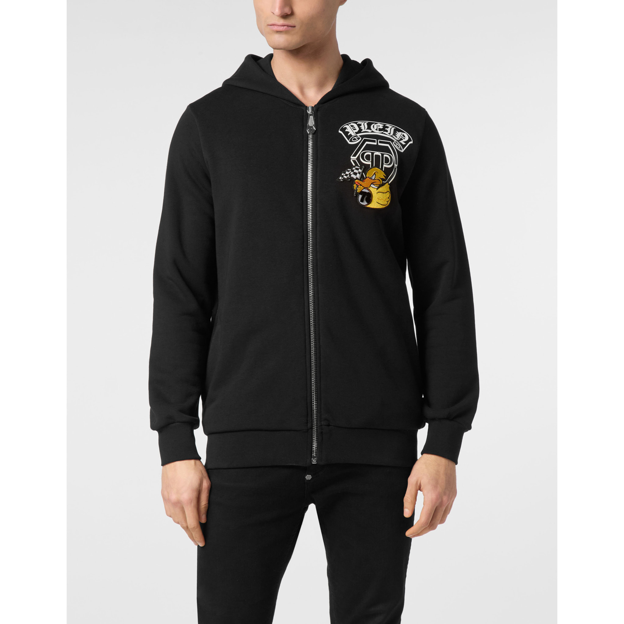 PHILIPP PLEIN Hooded Sweatjacket DUCK