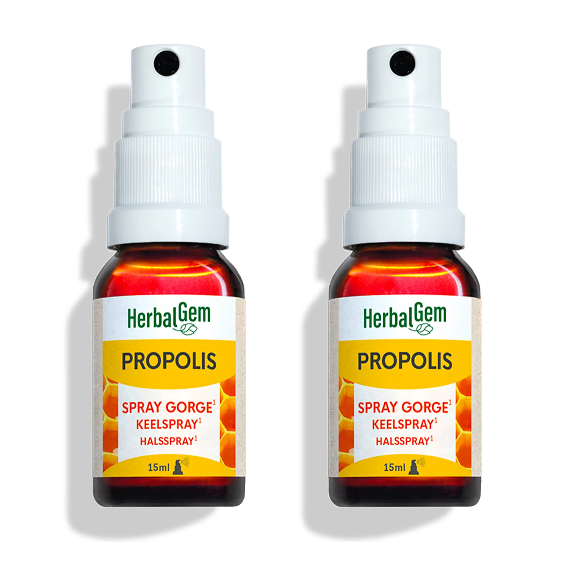 Herbalgem- Duo pack Propolis spray - Bio - 15 ml