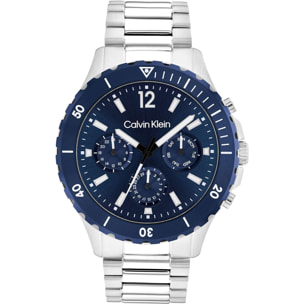 Reloj Calvin Klein 25200115 Hombre Analogico Cuarzo con Correa de Acero